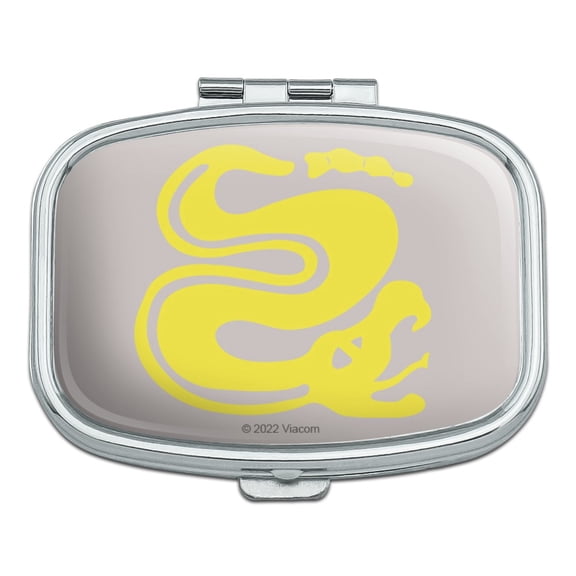 Hidden Temple Silver Snakes Rectangle Pill Case Trinket Gift Box