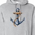 thumbnail image 3 of Inktastic Nautical Anchor and Rope Adult Hoodie Sweatshirt, 3 of 4