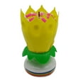 thumbnail image 2 of Plastic Double Layer Rotary Blossom Lotus Flower Music Birthday Cake Candles, 2 of 7
