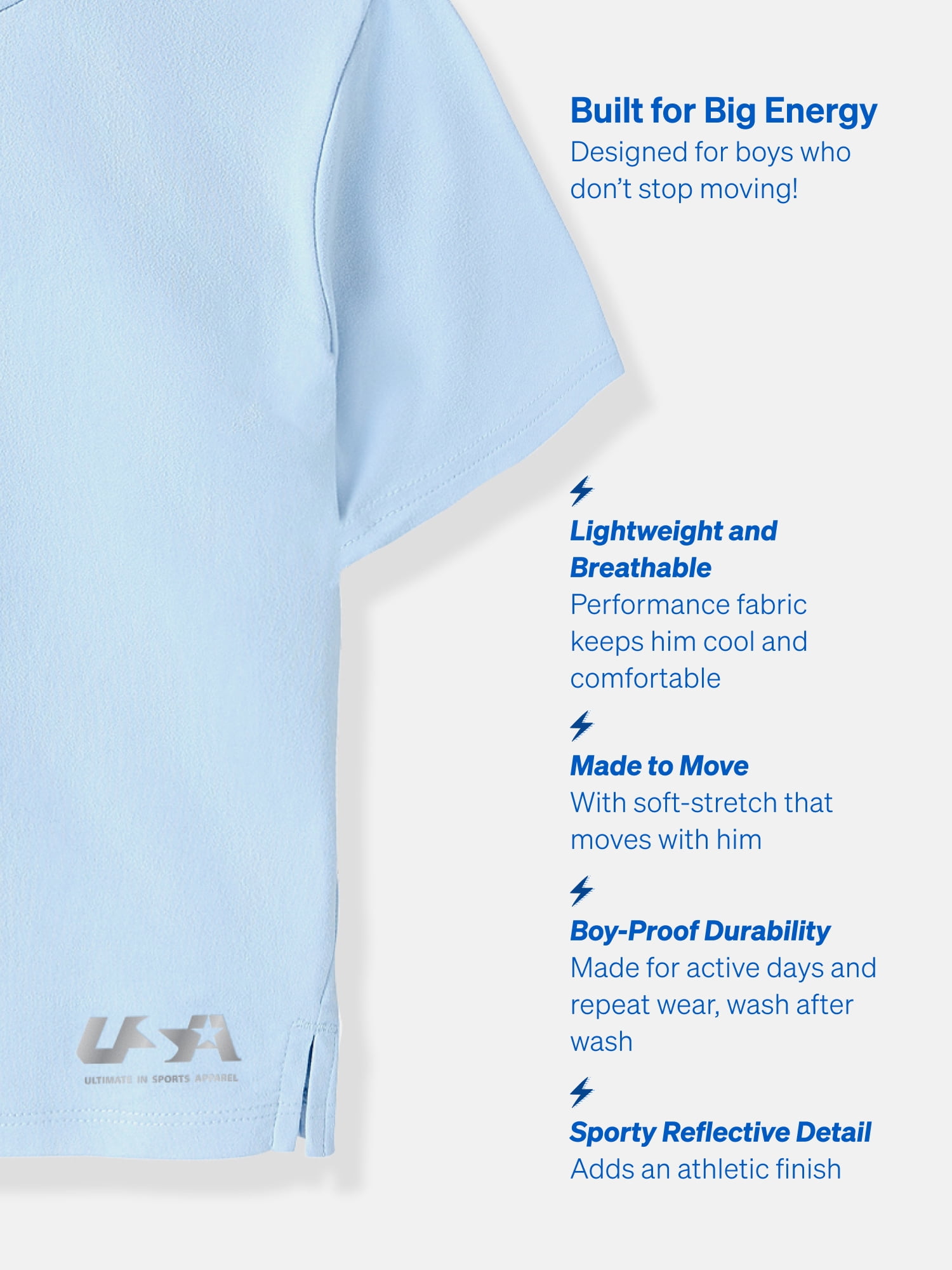 Garanimals Activewear Toddler Boy Athletic T-Shirts, 3-Pack, Sizes 2T–6T
