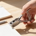 thumbnail image 4 of Klonfd Efficient Desktop Hole Punch For And Crafting — Precise Hole Alignment 2 Hole Punch With Jam Mechanism Spare Included Steel Build, 4 of 6