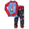 thumbnail image 4 of LazyOne Warm Long-Sleeve PJ Sets for Girls and Boys, Funny Kids' Pajama Sets, Cozy, Comfy, No Place Like Home, Lawn, Garden (Gnome, 2T), 4 of 6
