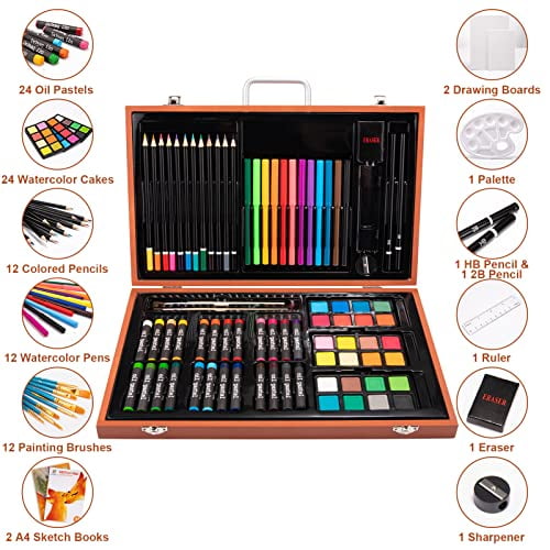 51Pcs Colored Pencils Set Drawing Pencils and Sketching Kit Complete  Artist Kit Includes Graphite Pencils Metallic Color Pencils  Watersoluble Color Pencils Sketch Kit for Drawing  Walmartcom