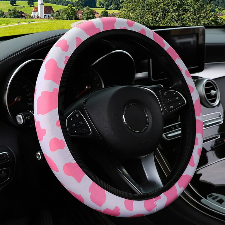 Pzuqiu Axolotl Car Seat Covers Full Set 11 Pieces Girls Truck Accessories  Pink and Black Cherry Blossom Keychain for Women Steering Wheel Covers for  Vehicle Coasters for Cup Holder 