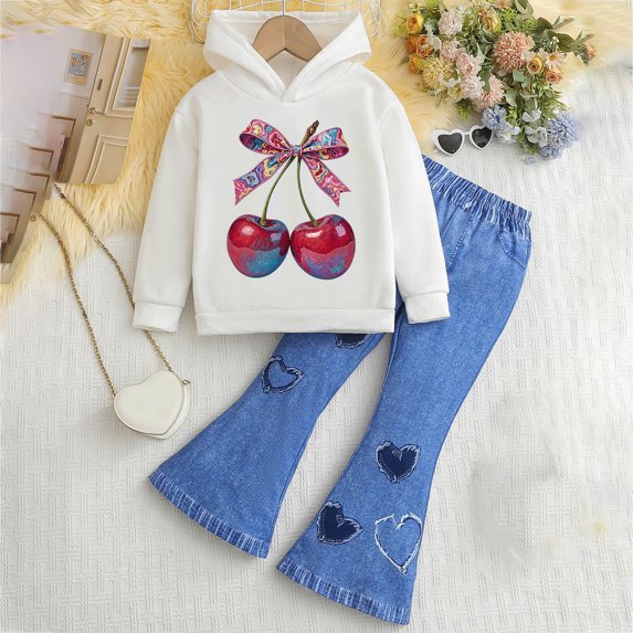 2-3 Years Toddler Baby Girls' And Toddler Long Sleeve Active Shirt and Pant, 2 Piece Outfit 6-12 Months 12-24 Months 2T 3T 4T 5T 6T 7T Set