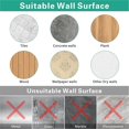 thumbnail image 5 of Modern Wall Hooks (6 Pack) - Black, 5 of 5
