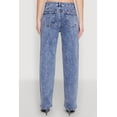 thumbnail image 5 of Womens WAX Acid Wash Straight Leg Jeans, 5 of 5
