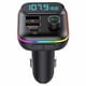 thumbnail image 2 of Bluetooth 5.0 FM Transmitter For Car Bluetooth Car Adapter With USB Charging Car Charger MP3 Player Hands Calling, 2 of 7