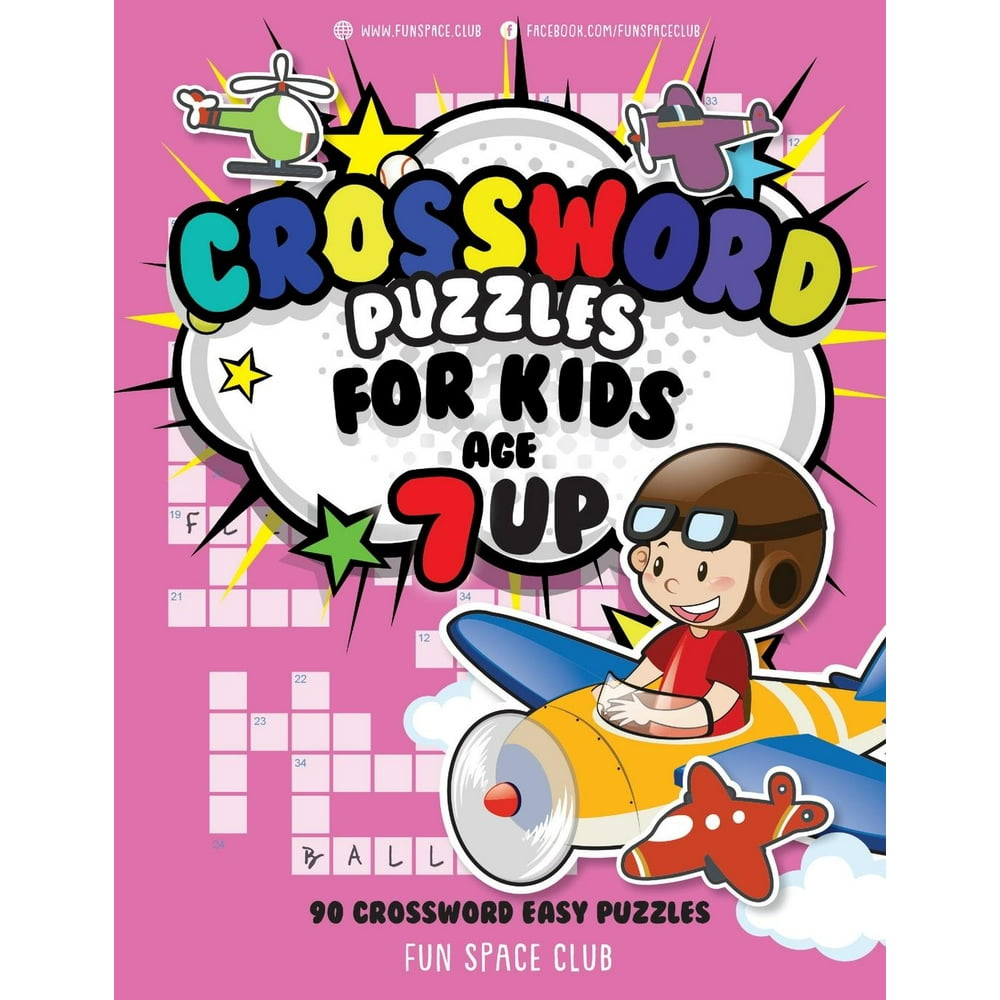 Crossword Puzzles for Kids Age 7 Up 90 Crossword Easy Puzzle Books