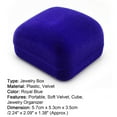 thumbnail image 6 of Grofry Velvet Engagement Jewelry Ring Box Earring Pendant Display Holder Case, 6 of 8