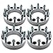thumbnail image 3 of DCVAMOUS 4PC 8x6.5 to 8x170 Wheel Adapters 2 Inch with 14x1.5 Studs Compatible with Chevy GMC 8 Lug for Suburban Sierra Silverado 2500 3500 HD | 2014-2022 R-AM 2500 3500 (8x170 Rim on 8x165.1 Truck), 3 of 4