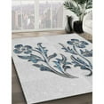 thumbnail image 3 of Ahgly Company Machine Washable Indoor Rectangle Transitional White Smoke Area Rugs, 6' x 9', 3 of 7