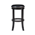 thumbnail image 6 of Boraam Cordova 24in. Backless Swivel Wood Counter Stool, Black Finish, 6 of 10