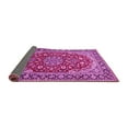 thumbnail image 2 of Ahgly Company Indoor Round Medallion Pink Traditional Area Rugs, 4' Round, 2 of 4