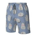 thumbnail image 5 of Naloa Cute Fat Cat Men's Beach Shorts, Surfing shorts, Swim trunks, Quick Dry Swim Trunks for Surfing Beach Fun - Medium, 5 of 9