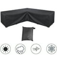 thumbnail image 3 of Corner Sofa Cover Waterproof Garden Furniture Set Cover Outdoor Sectional Furniture Cover, 3 of 4