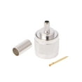 thumbnail image 4 of 10Pcs N Male Plug Crimp RG58 RG142 LMR195 RG400 Coaxial Cable Straight Connector, 4 of 10