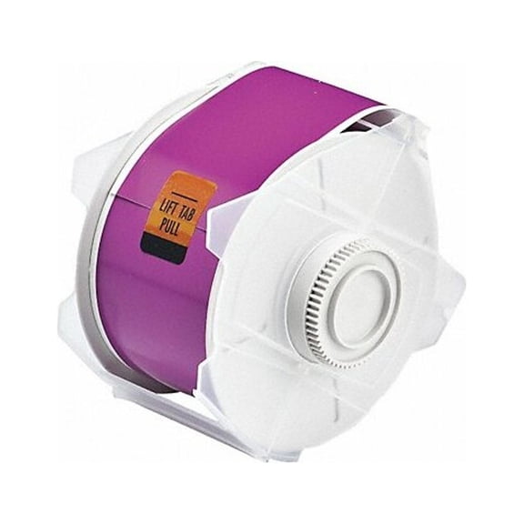Brady Label Tape Cartridge, Purple, Labels/Roll: Continuous 113148
