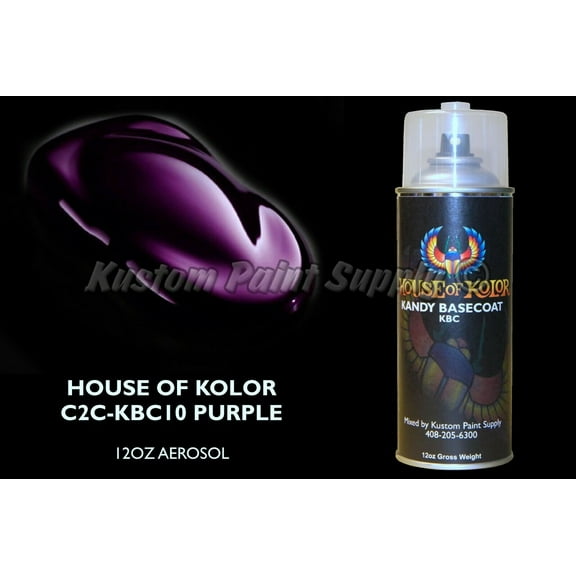 Purple Kandy Basecoat KBC10 House of Kolor 12oz Aerosol Can Shimrin Kandy