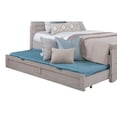 thumbnail image 3 of American Woodcrafters Stonebrook Panel Bed with Optional Trundle - Antique Gray, 3 of 3