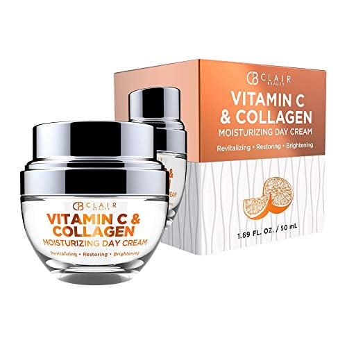 Clair Beauty Vitamin C Collagen Moisturizing Day Cream Revitalizing Brightening Reduces Appearance Of Wrinkles Fine Lines Restores Refreshes Skin Tone 50ml Walmart Com Clair Beauty Vitamin C Collagen Moisturizing Day Cream Revitalizing Brightening Reduces Appearance Of Wrinkles Fine Lines Restores Refreshes Skin Tone 50ml Walmart Com