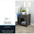 Mainstays Hillside Nightstand with Drawer, Espresso Finish