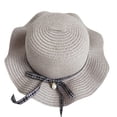 thumbnail image 1 of DPTALR Children's Hat Handmade Holiday Cap Leisure Sun Straw Cap, 1 of 2