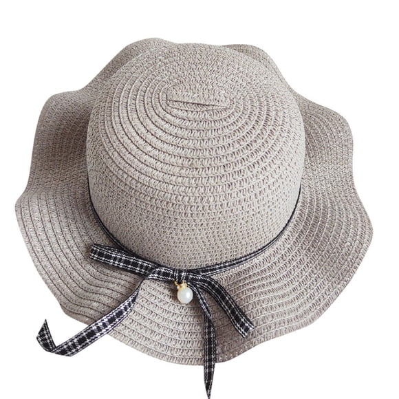 Straw Sun Hat Childrens Hat Fashion Holiday Cap Leisure Sun Straw Cap