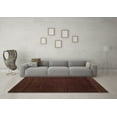 thumbnail image 3 of Ahgly Company Indoor Rectangle Abstract Orange Modern Area Rugs, 2' x 4', 3 of 4