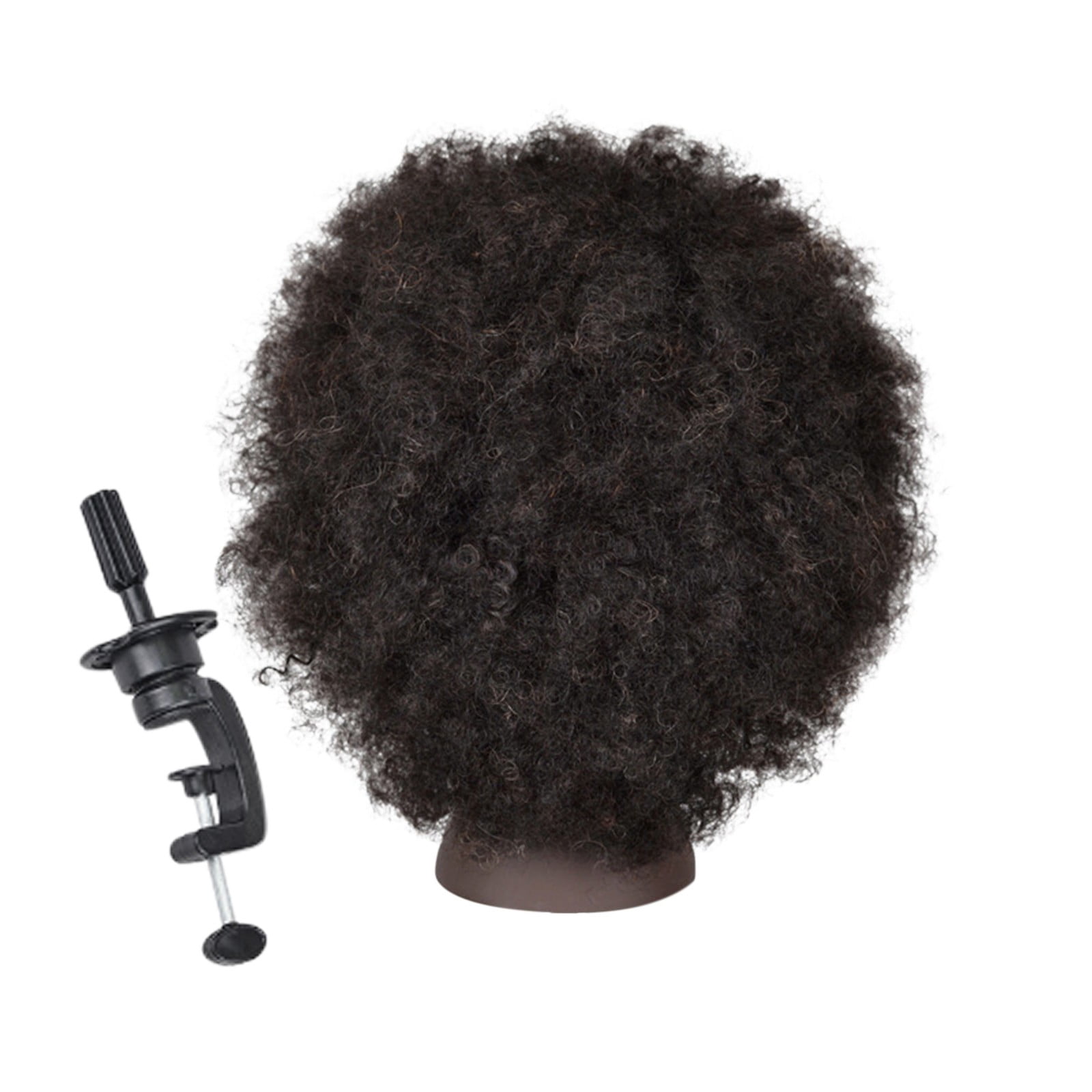Human Hair Wig African Black For Styling American Head Real Hair Mannequin Manikin Head wig Headband Wigs