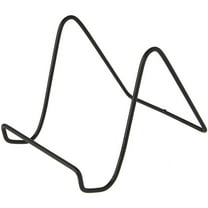 Bard's Vinyl Covered Black Wire Easel Stand, 6" H x 5.5" W x 8" D, Pack of 6