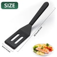 thumbnail image 3 of Lssam Mini Spatula, Heat-Resistant Nylon Turner for Nonstick Pans, Small Flexible Kitchen Spatula for Flipping Eggs, Pancakes, Brownies and Lasagna, 1-Pack, 3 of 8