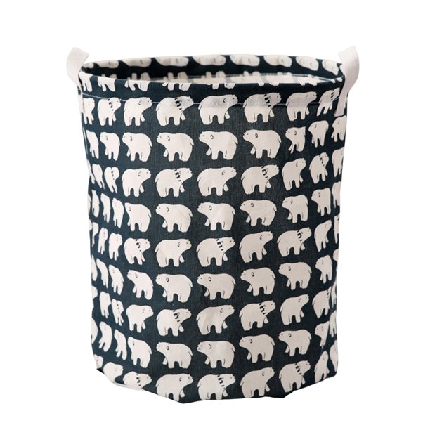 Asas Para La Colada Cesta Plegable De Lona Organizador Para La Habitación De Los Niños Almacenamiento Para La Guardería Cesta Para La Ropa Sucia Del Bebé