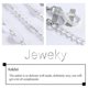 thumbnail image 4 of Jeweky Boho Layered Sequines Anklets Beads Foot Jewelry Chain Ankle Bracelets for Women and Girls (Silver) Silver -, 4 of 4