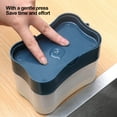thumbnail image 2 of Dish Brush Dispenser with Dish Brush Wide Mouth Quick Foaming Automatic Liquid Filling Push Type Detergent Dispenser Kitchen Tool, 2 of 6