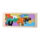 thumbnail image 3 of Rompecabezas de madera juguetes forma de color tema animal cognitivo para niños niñas juguete Montessori, 3 of 9