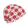 thumbnail image 2 of KLL Plaid Heart Winter Fall Beanie Knit Hats for Men & Women - Warm & Soft Stylish Toboggan Caps for Cold Weather, 2 of 6