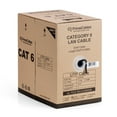 thumbnail image 3 of PrimeCables 500ft Cat6 Ethernet Cable 23AWG*4P Bare Copper 550MHz UTP In-Wall Rated CM, 3 of 3