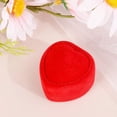thumbnail image 6 of 1-10pcs Velvet Red Heart Shape Ring Boxes Jewelry Mini Case Earrings Display Holder Gift Couple Wedding Ring Container Wholesale 10pcs-clear, 6 of 6