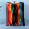 thumbnail image 7 of Kdkad 12-Pocket Expanding File Organizer - Rainbow Color-Coded Accordion Folder with Tabs, Letter Size Document Storage for Office & Tax Papers (Serviceable )​​, 7 of 7
