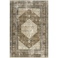 thumbnail image 6 of nuLOOM Charvi Distressed Medallion Fringe Area Rug, 5' x 7' 10", Charvi Brown, 6 of 9