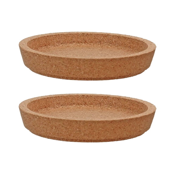 2 Pcs Cup Mat DIY Cork Pad Table Protector Anti Slip Cushion Holder Potholder Home Household Tea Coaster