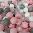 thumbnail image 2 of Bolas de océano engrosadas, bolas de olas, parque infantil, piscina de bolas de colores llena de bolas de juguete de plástico PE, 5/7/8 cm, 100 piezas, 2 of 5