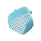 thumbnail image 1 of Caja de arena portátil jinwen con rejilla para orinal de jaula pequeña azul, 1 of 8