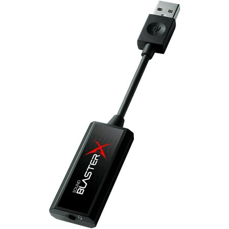 Creative Labs Sound BlasterX G1 7.1 Portable Sound Card with Headphone Amplifier