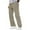 AF06_Gray, variant on Men's CorduroyPants Tie Front Drawstring Waist Baggy Pants Casual Loose Straight Leg Pant Trousers with Pockets Light Green M