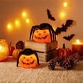 thumbnail image 2 of Halloween Pumpkin Spider Lamp, Halloween Flameless Flickering Lights Battery Operated, LED Light Up Pumpkin Spider Figurine, Cute Halloween Decoration for Halloween Holiday Party Spooky Decor, 2 of 6