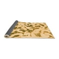 thumbnail image 2 of Ahgly Company Indoor Square Abstract Orange Modern Area Rugs, 5' Square, 2 of 4