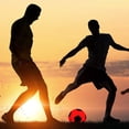 thumbnail image 2 of GlowCity Light up LED Soccer Ball, Glows in The Dark with Bright LED Battery Powered Lights, Size 4, 2 of 5
