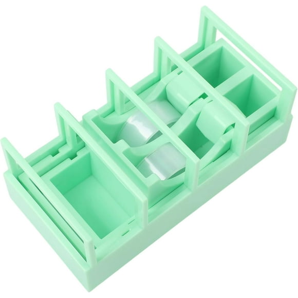 Compact Tape Dispenser 18 Lengths Dual Roll for Wrapping Crafting